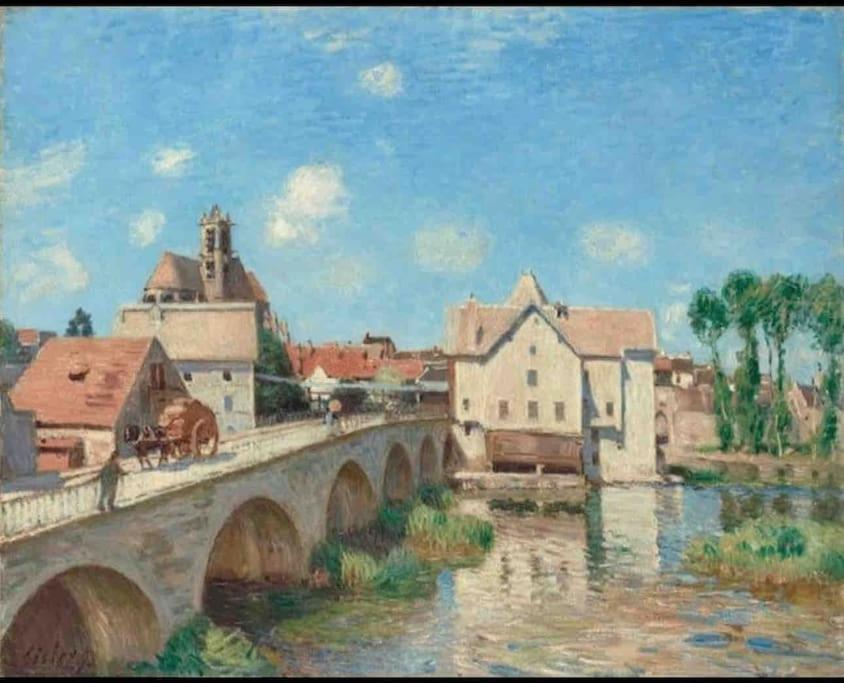 Beautiful F2 Apartment 5 Stops By Train From Paris Moret sur Loing Bagian luar foto